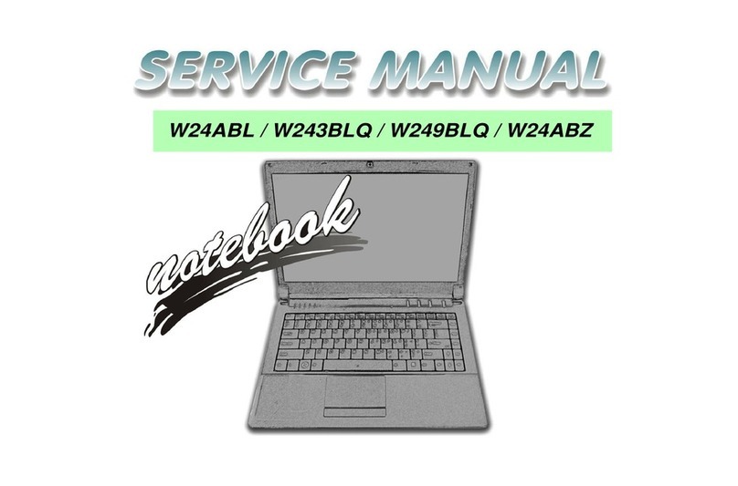 Clevo W24ABL Service manual