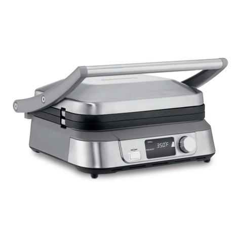 Cuisinart Griddler Five GR-5 Series Service manual