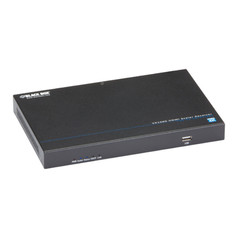 Black Box VX1000 Series User manual