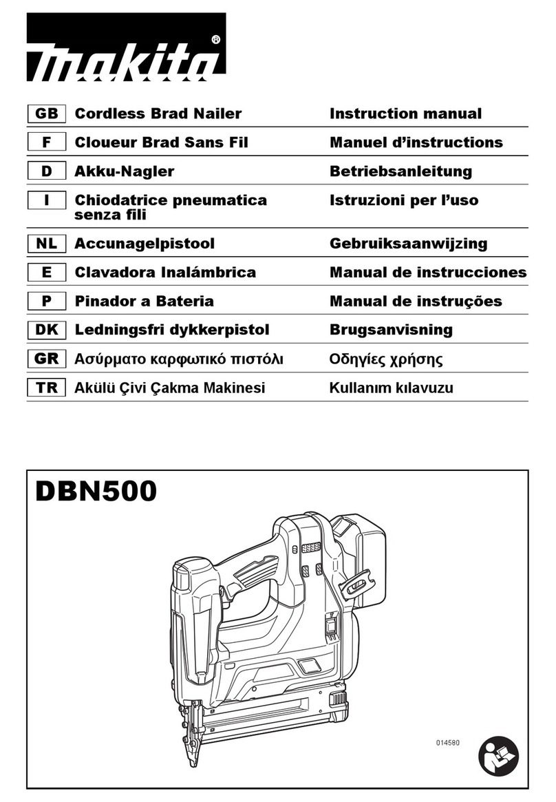 Makita DBN500RTJ User manual