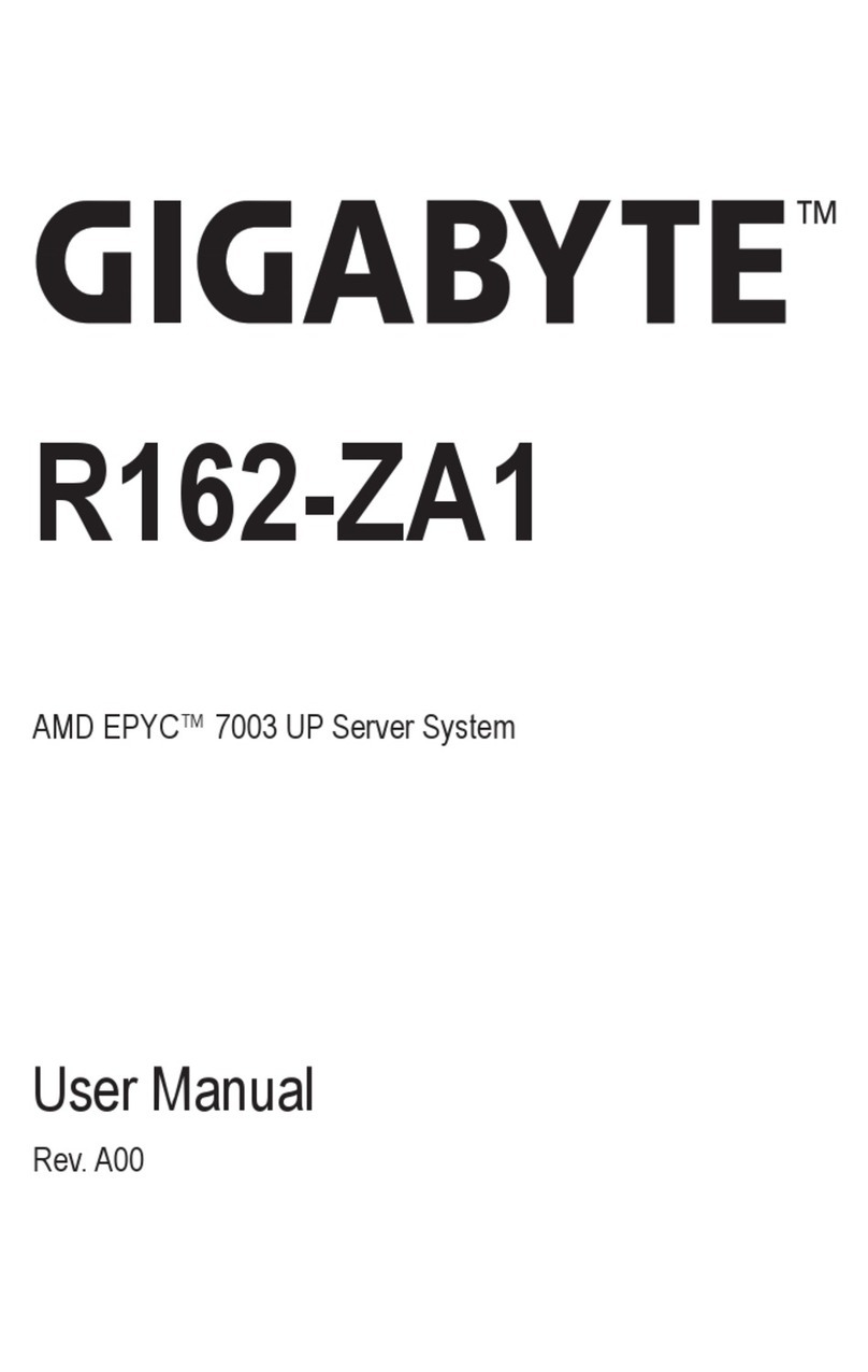 Gigabyte R162-ZA1 User manual