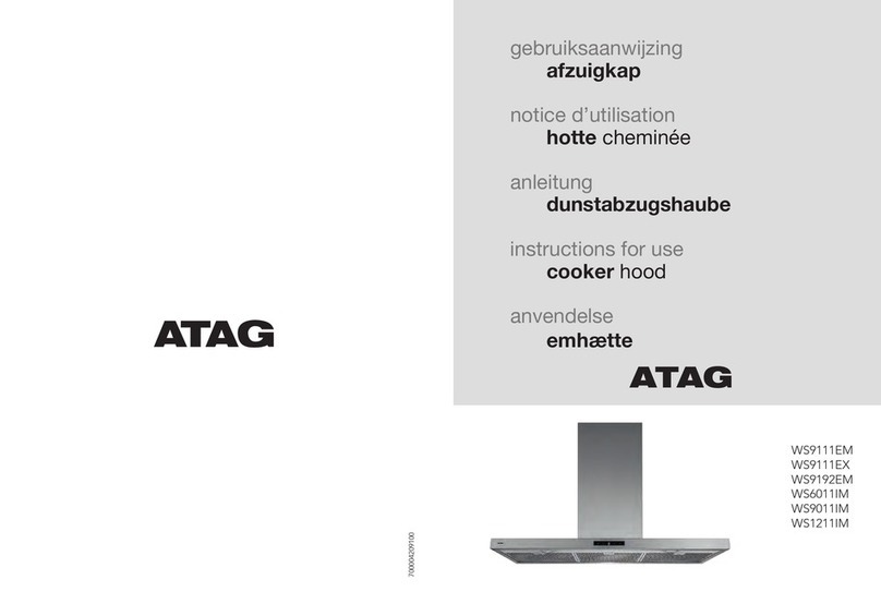 Atag WS9111EM User manual