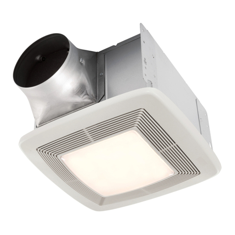 Broan QTXE150FLT User manual