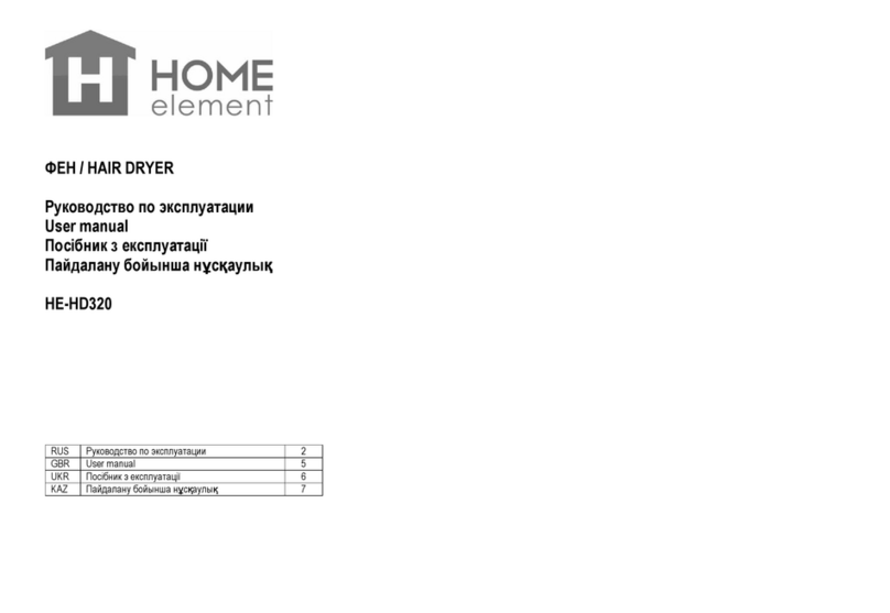 HOME ELEMENT HE-HD320 User manual