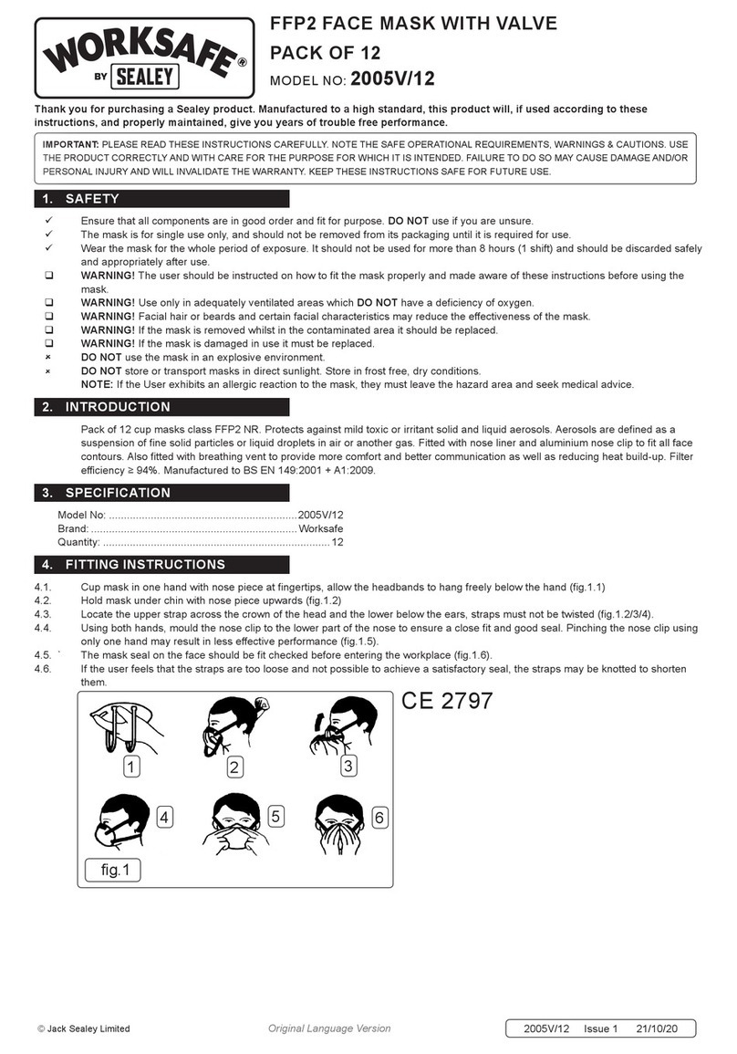 Sealey Worksafe 2005V/12 quick start guide