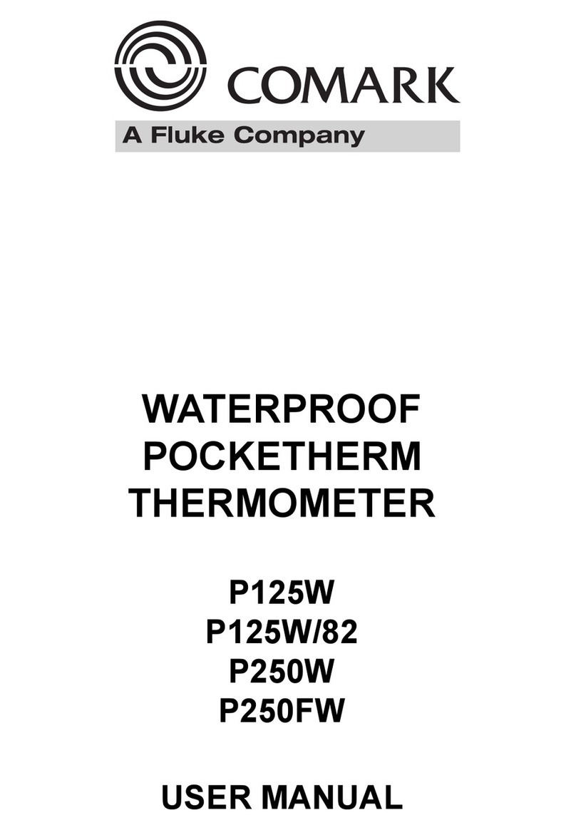 Fluke COMARK P125W user manual