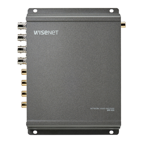 Wisenet SPE-420 quick guide