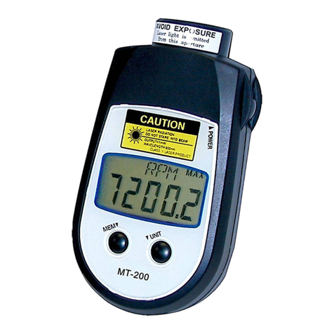 Nidec Shimpo MT-200 instruction manual