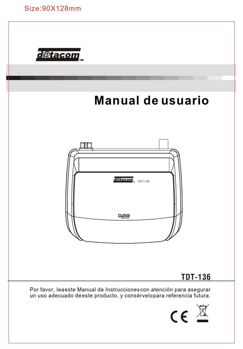 DRAKE datacom TDT-136 user manual