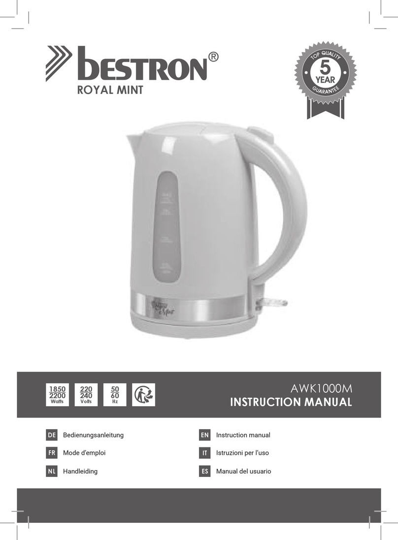 Bestron AWK1000M User manual