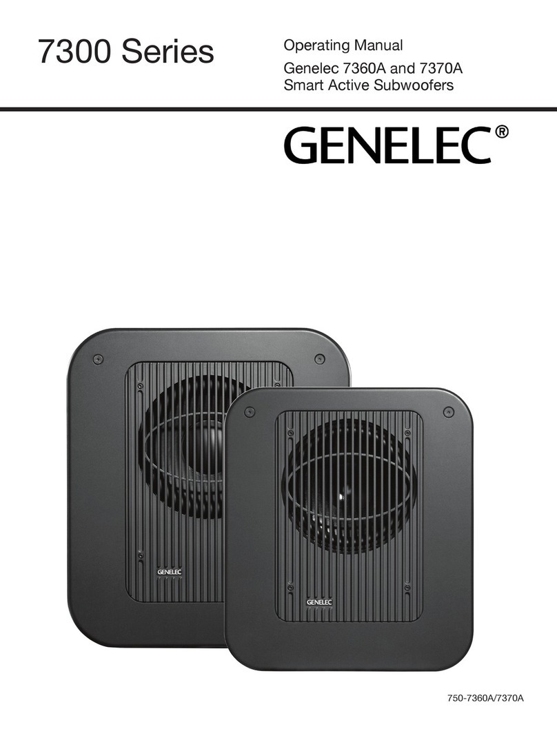 Genelec 7300 Series User manual
