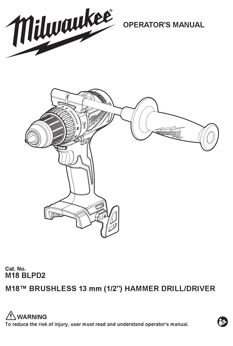 Milwaukee M18 BLPD2 User manual