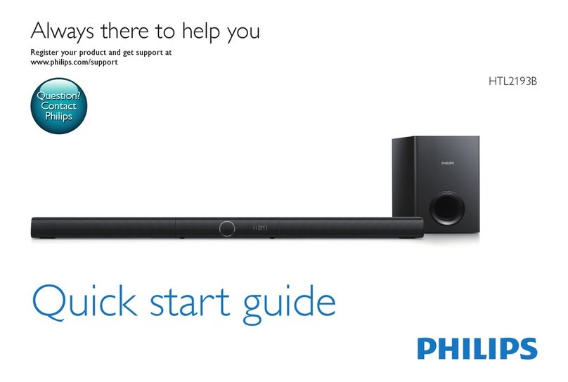 Philips HTL2193B User manual