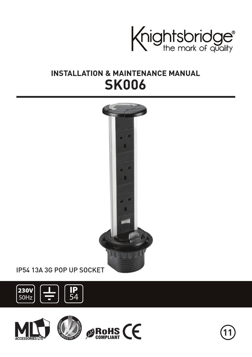 Knightsbridge SK006 Installation & maintenance manual