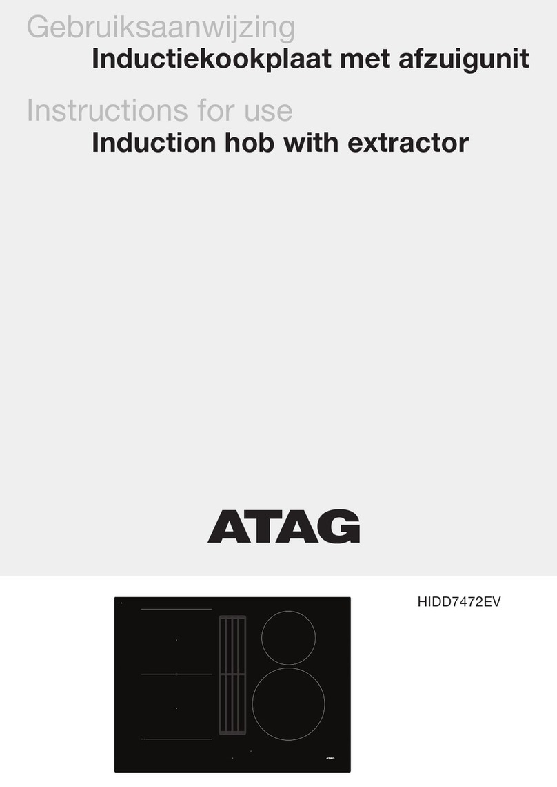 Atag HIDD7472EV/A01 User manual
