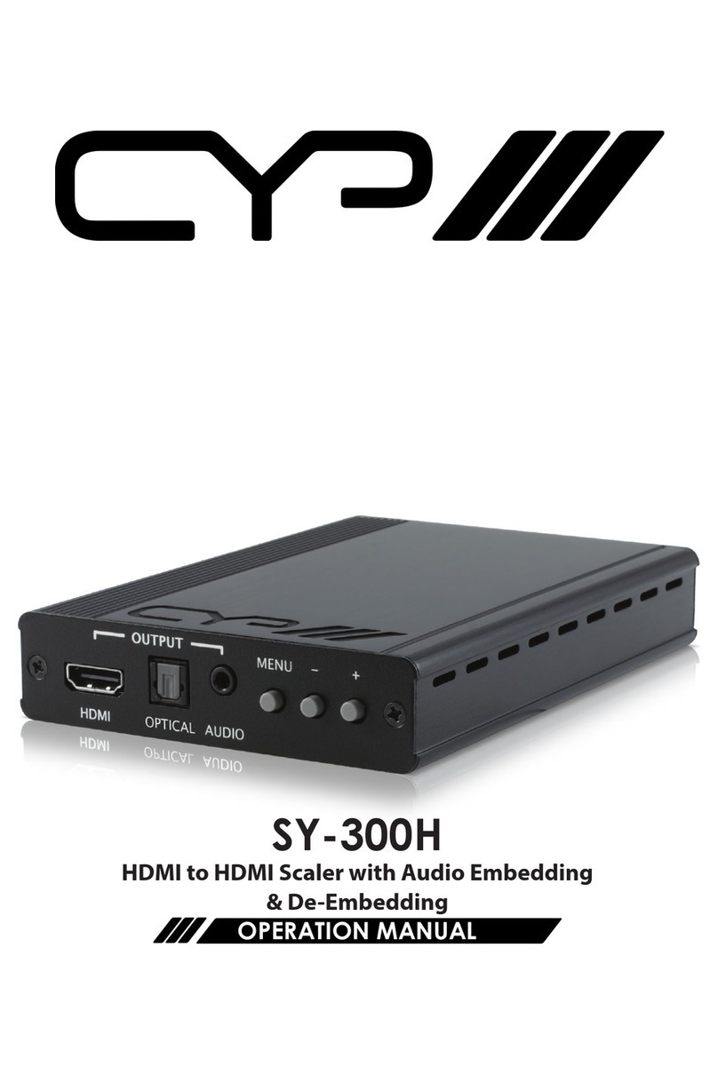 CYP SY-300H User manual