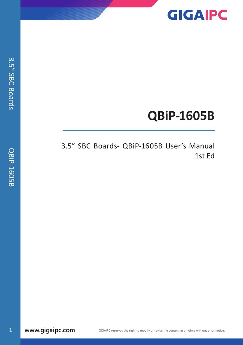GIGAIPC QBiP-1605B User manual