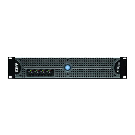 Alto Professional APX3000 quick start guide