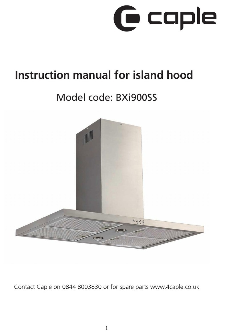 Caple BXI900SS User manual