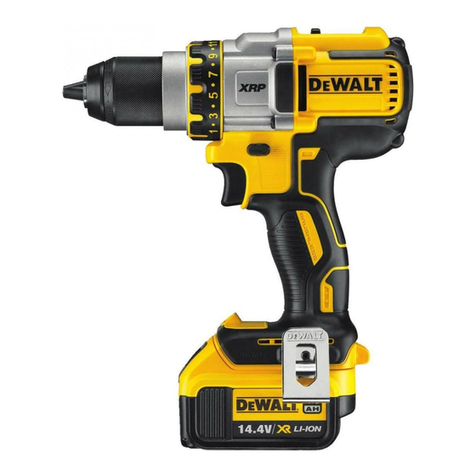 DeWalt XR DCD932 User manual