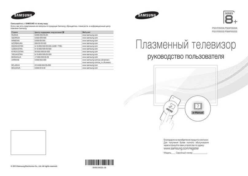 Samsung PS51F8500A User manual
