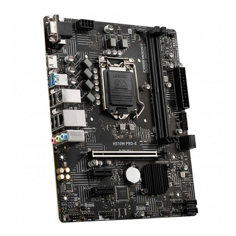 MSI H510M PRO-E User manual MSI H510M PRO-E User manual