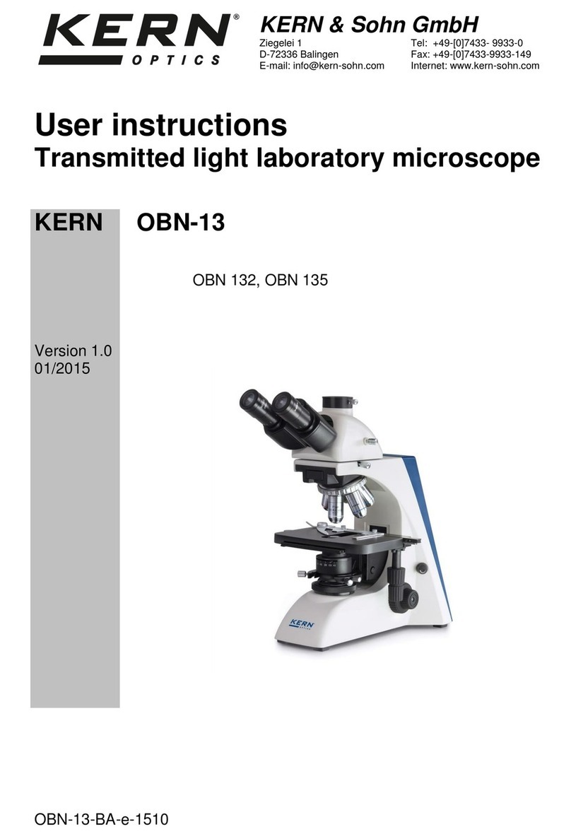 KERN Optics OBN-13 User manual