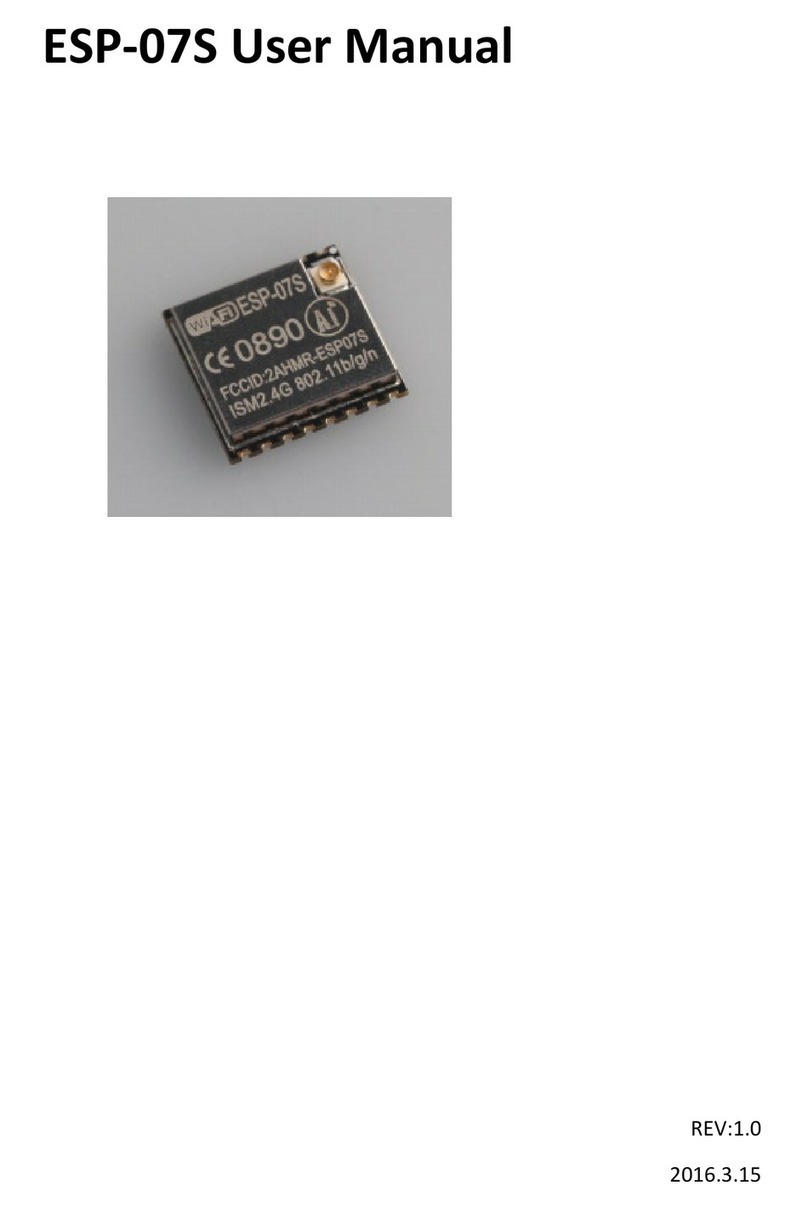 Ai-Thinker ESP-07S user manual