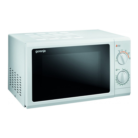 Gorenje MO 17 MW instruction manual