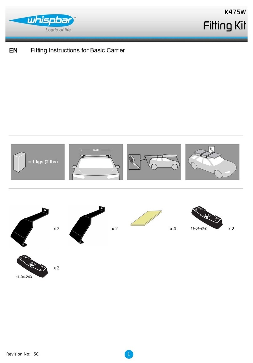 Whispbar K475W User manual