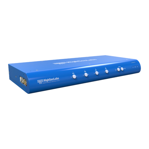 High Sec Labs SC42DU-3 User manual High Sec Labs SC42DU-3 User manual