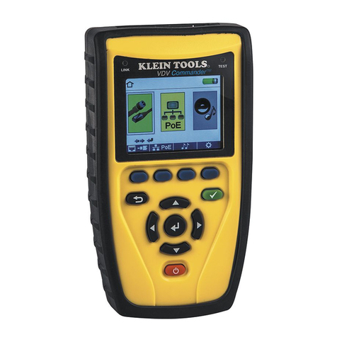 Klein Tools VDV Commander VDV501-828 instruction manual Klein Tools VDV Commander VDV501-828 instruction manual