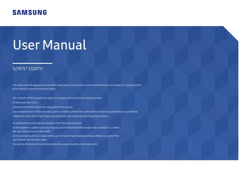 Samsung LS32R750U User manual