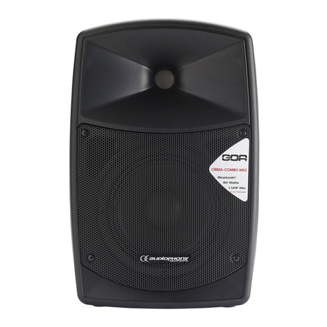 audiophony CR80A-COMBO MK2 user guide