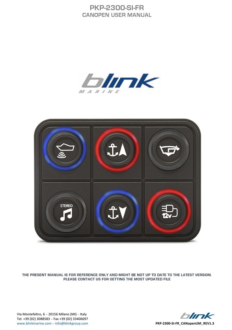 Blink Marine PKP-2300-SI-FR user manual