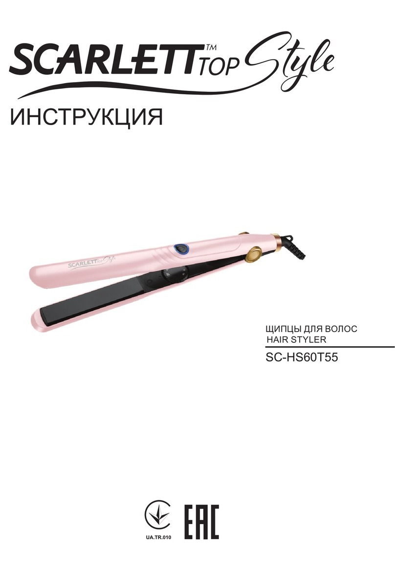 Scarlett TOP Style SC-HS60T55 User manual