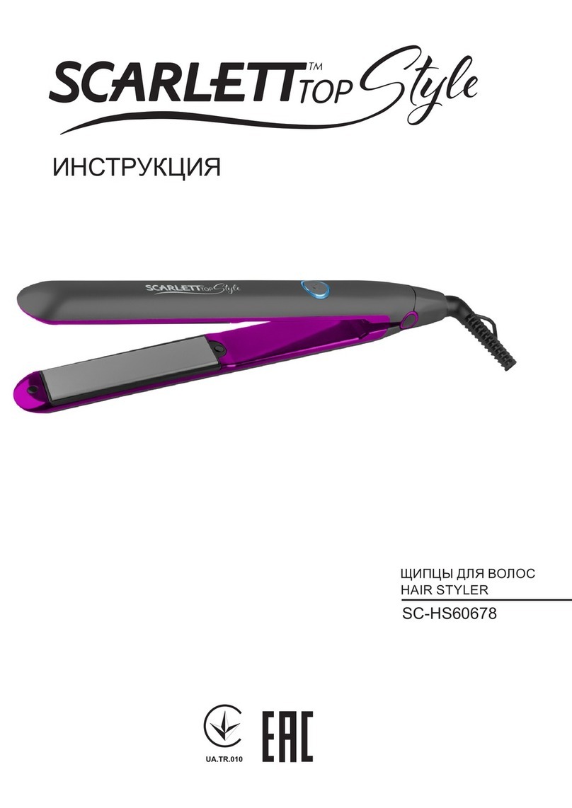 Scarlett TOP Style SC-HS60678 instruction manual
