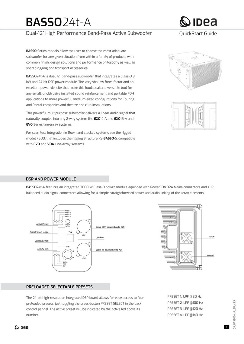 Idea BASSO24t-A User manual