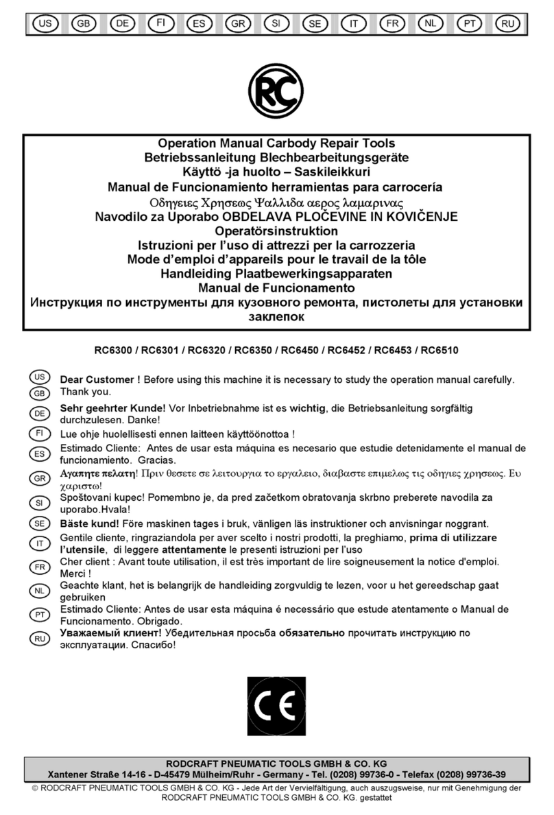 RODCRAFT RC6453 Operation manual