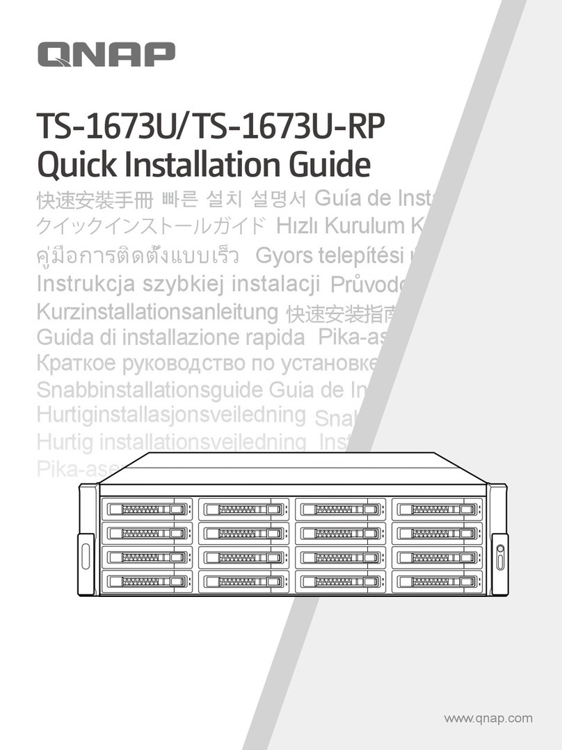 QNAP TS-1673U User manual