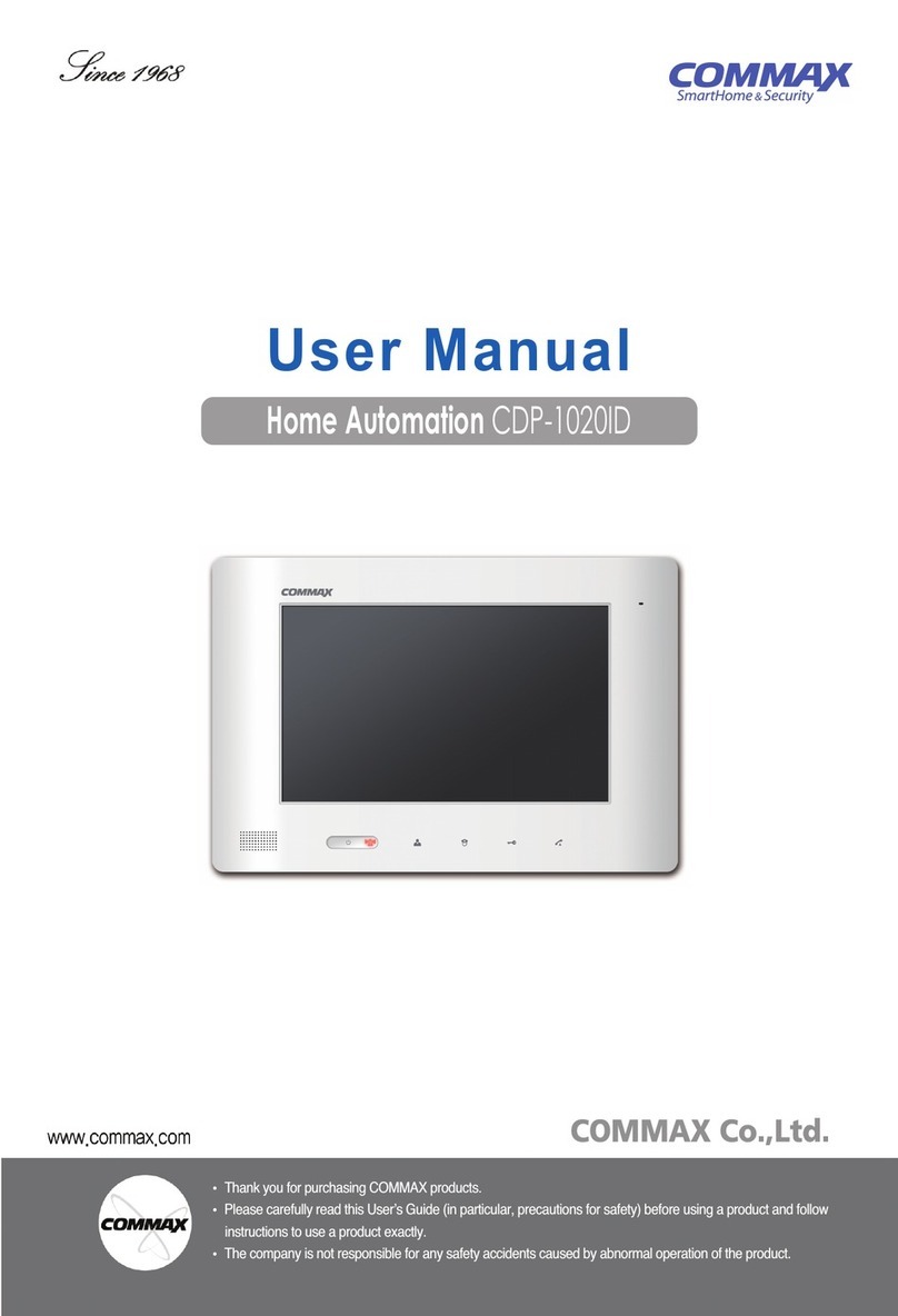 Commax CDP-1020ID user manual