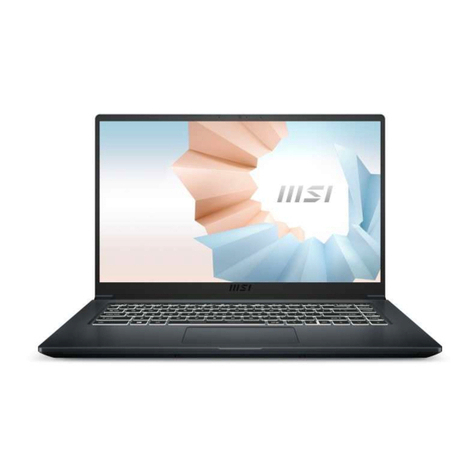 MSI Modern 15 Reference manual