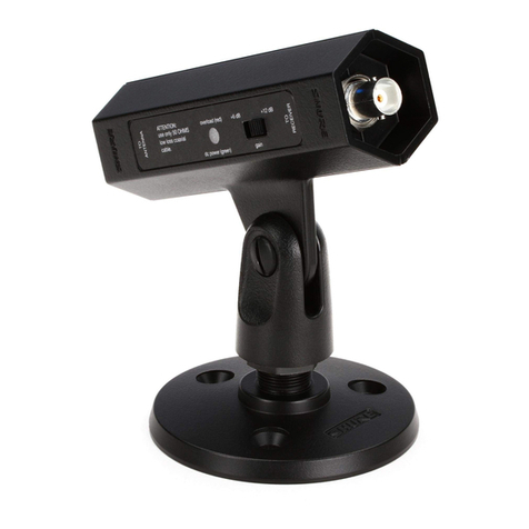 Shure UA834WB quick start guide