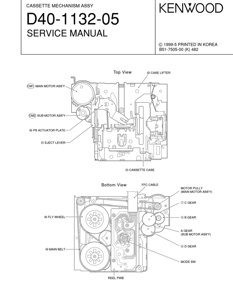 Kenwood D40-1132-05 User manual