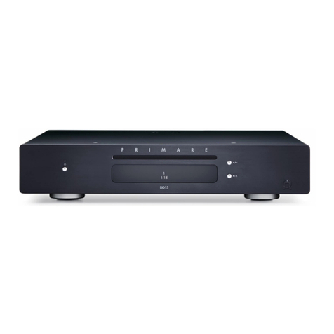 Primare DD15 User manual