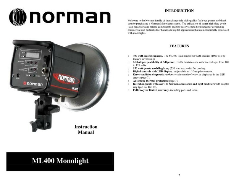 Norman ML400 User manual