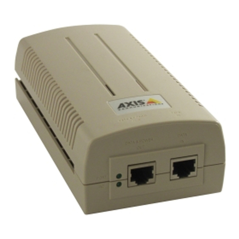Axis T8123 High PoE 30 W User manual