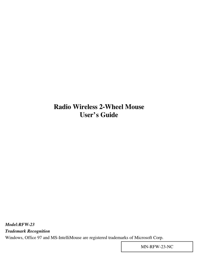 A4Tech RFW-23 User manual