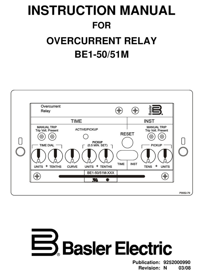 Basler BE1-51M User manual