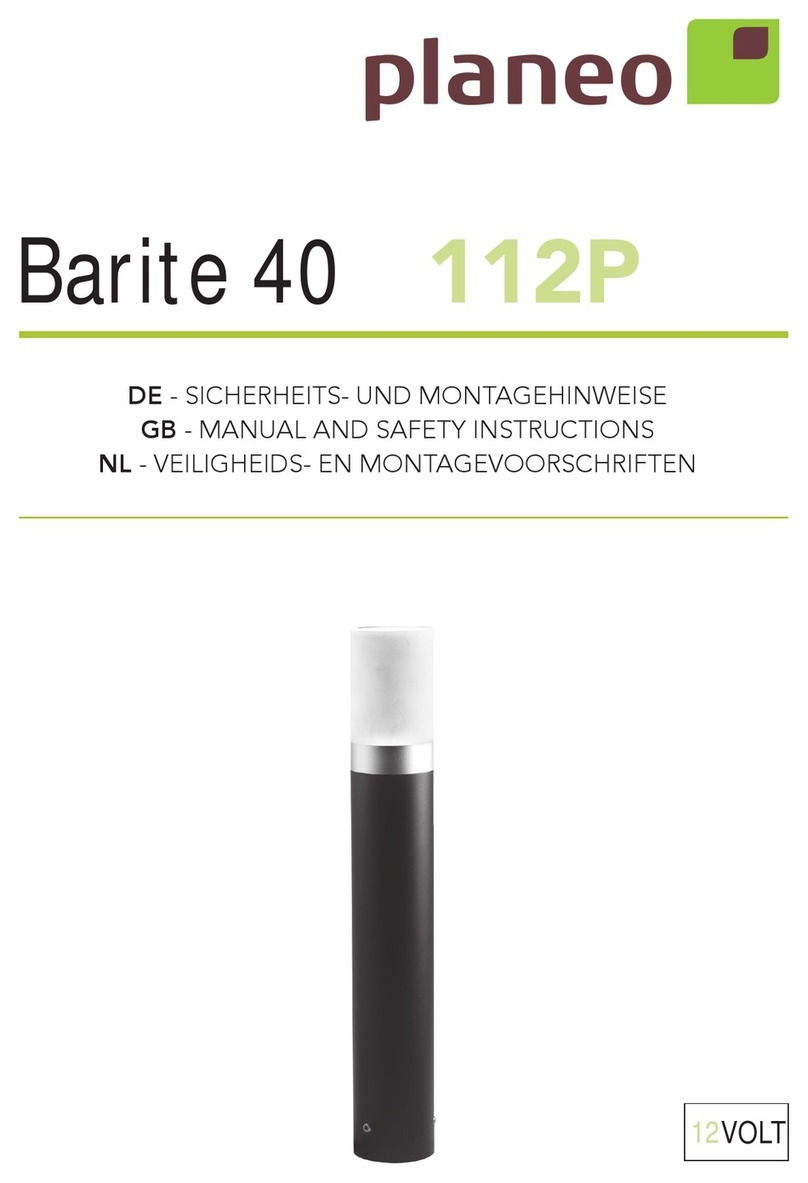 planeo Barite 40 112P Manual and safety instructions